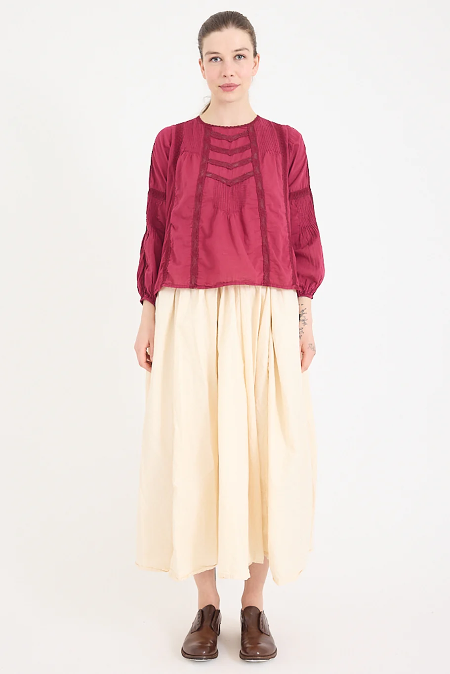 Metta - Alice Lace Blouse - Cotton Lace - Image 5