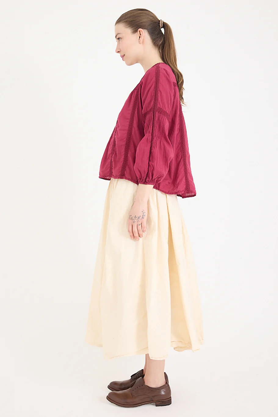Metta - Alice Lace Blouse - Cotton Lace - Image 8