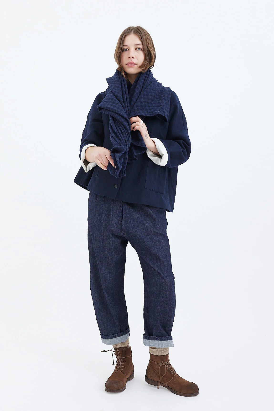 Apuntob - Virgin Wool Scarf - P1823/TS761 - Image 5