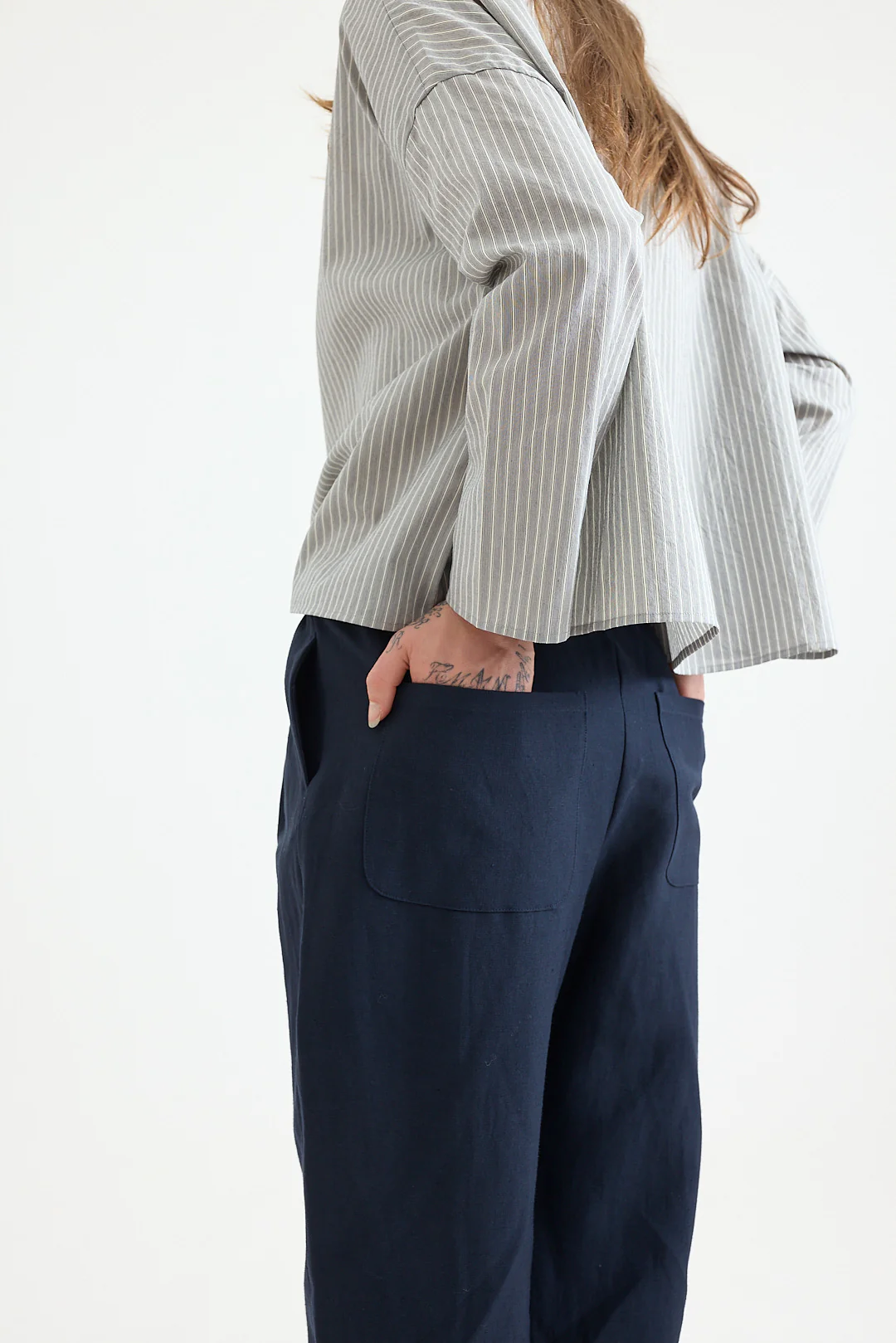 Apuntob - P1002/TS840 - Linen Trousers - Image 5