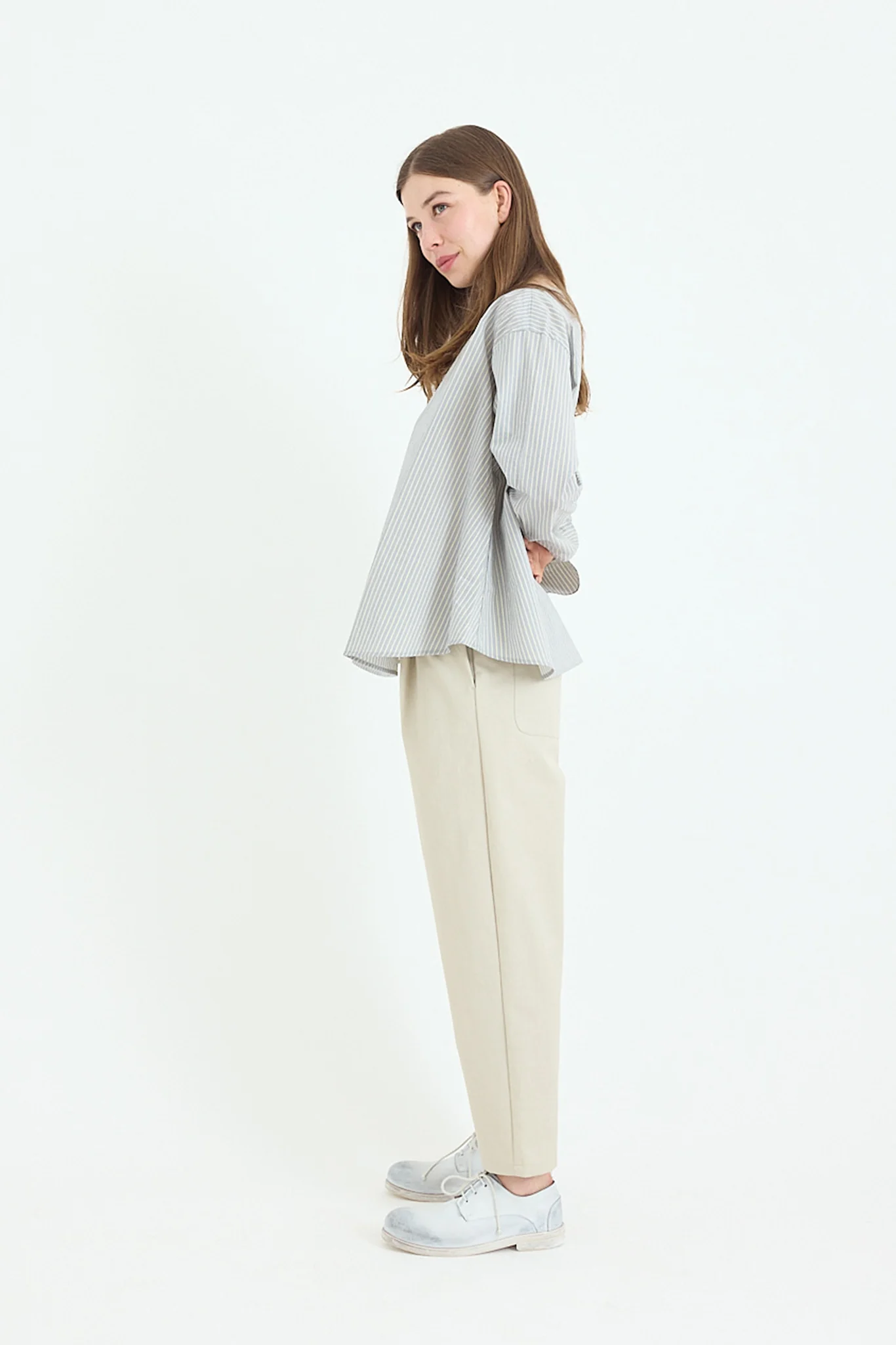 Apuntob -P1912/TS847 - Cotton Silk Shirt - Sky - Image 3