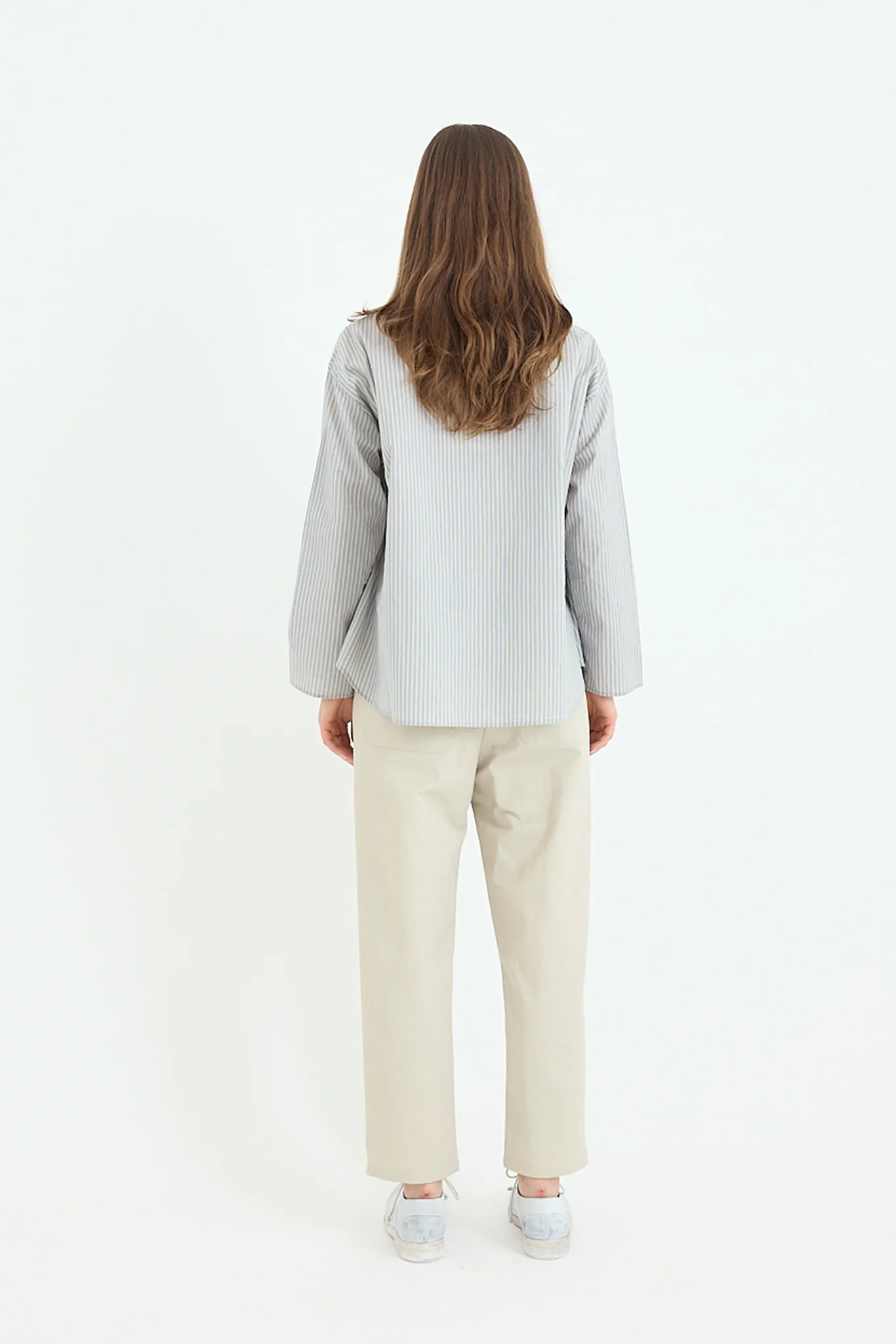 Apuntob -P1912/TS847 - Cotton Silk Shirt - Sky - Image 4