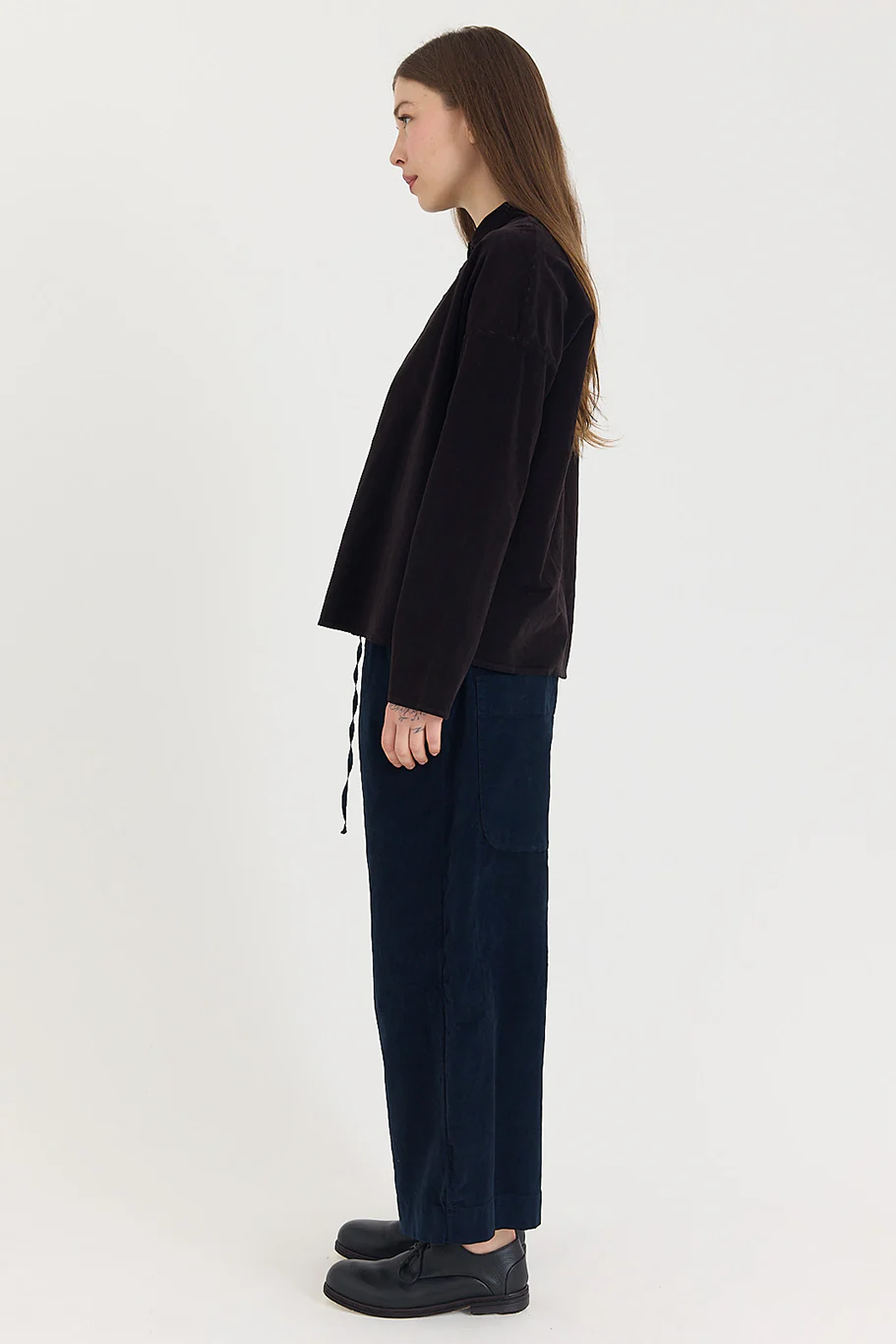 Album di Famiglia - Wide & Short Trousers in Velvet - Image 8