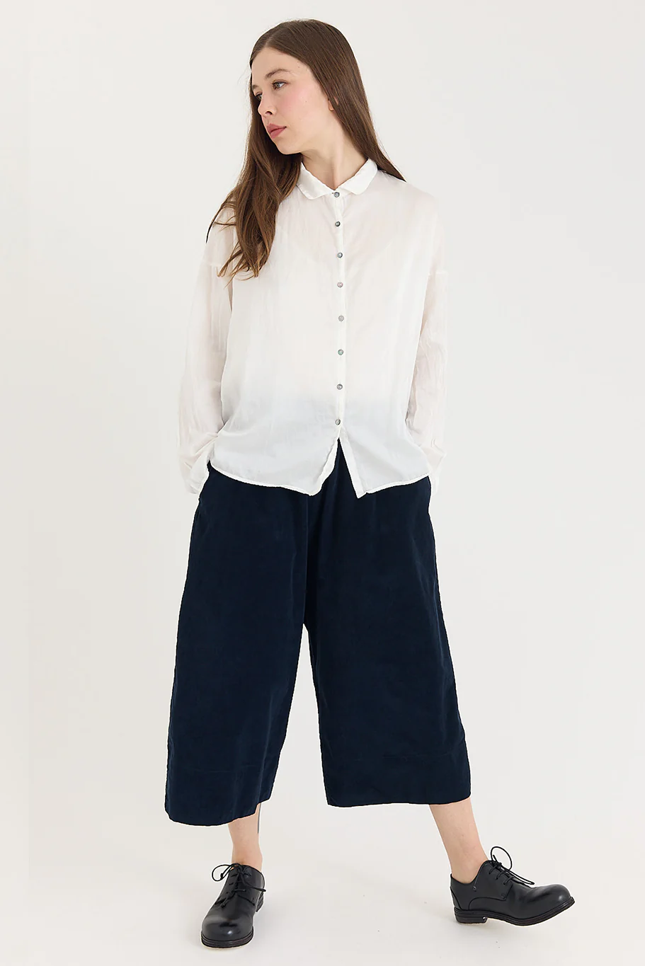 Album di Famiglia - Wide Trousers in Velvet - Image 3