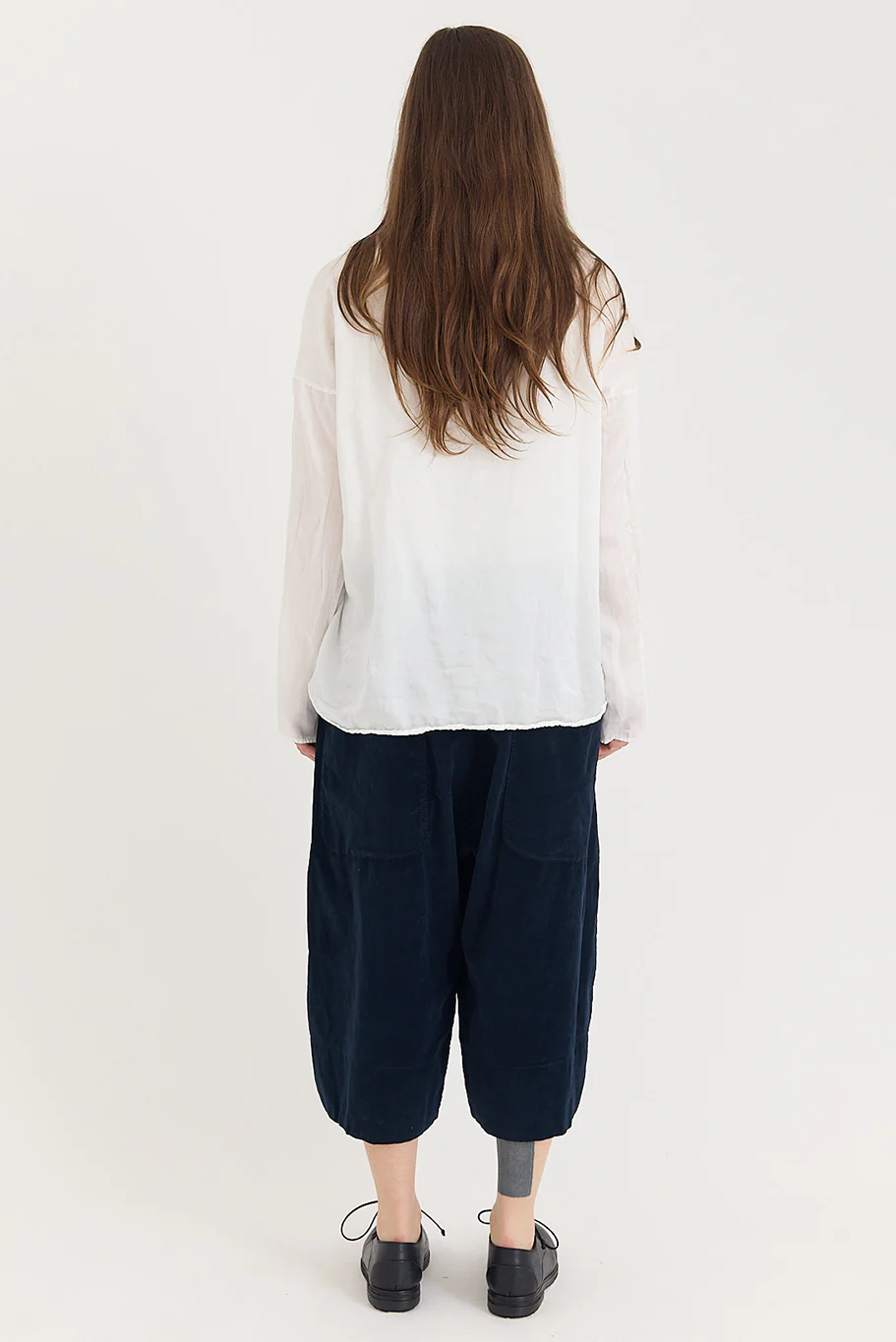 Album di Famiglia - Wide Trousers in Velvet - Image 5