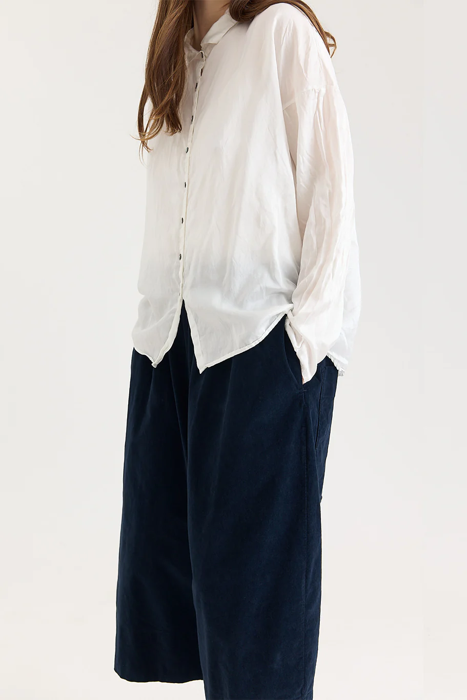 Album di Famiglia - Wide Trousers in Velvet - Image 6