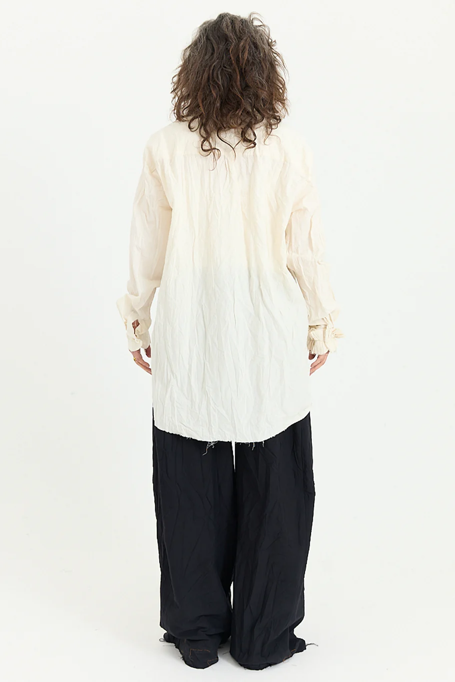 Archivio J.M. Ribot - Shirt with Rouched Neck - Image 7