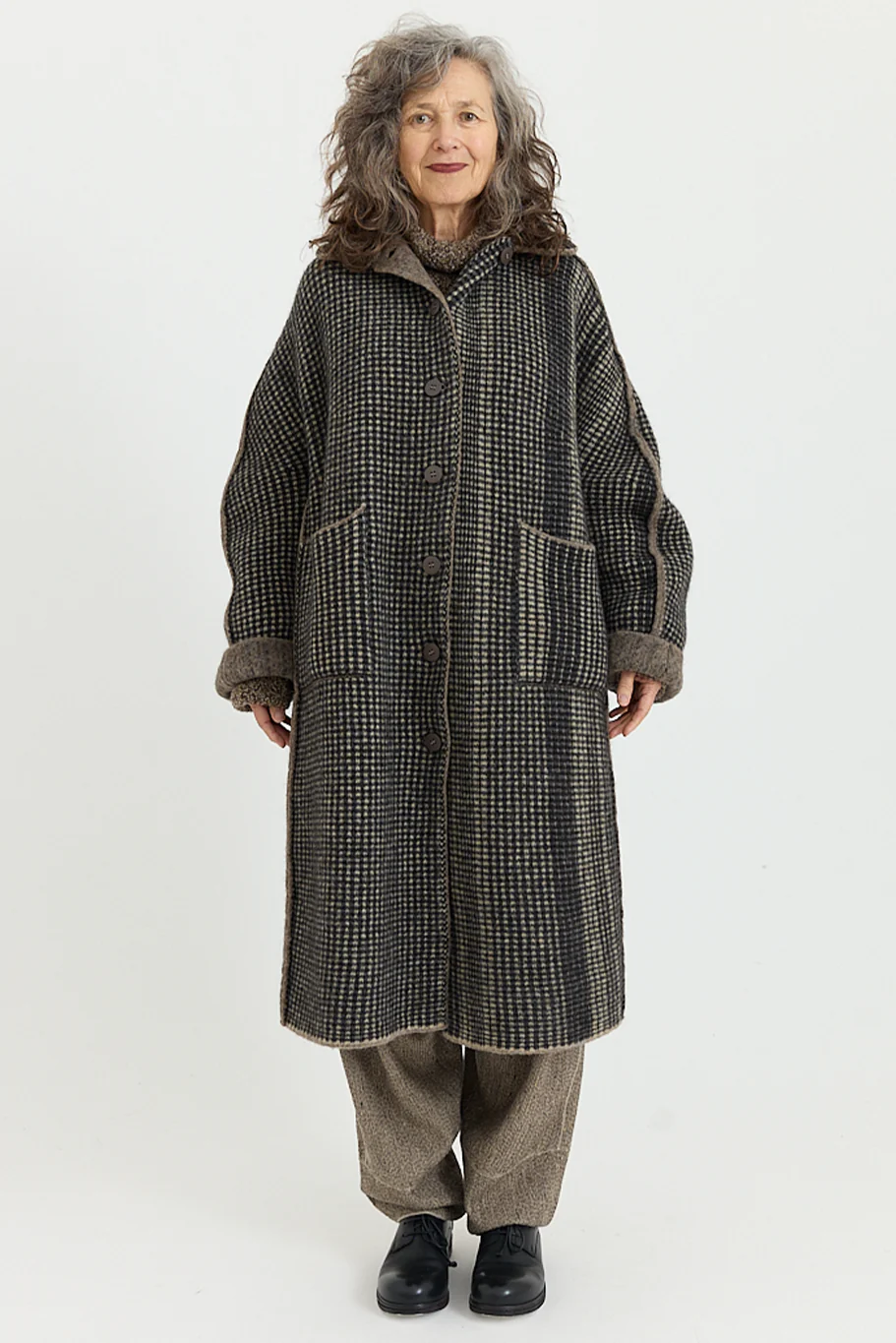 Boboutic - Reversible Coat - Natural/Brown - Image 3