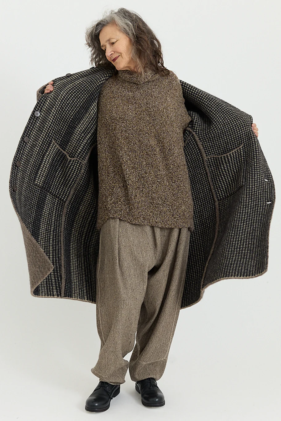 Boboutic - Reversible Coat - Natural/Brown - Image 6
