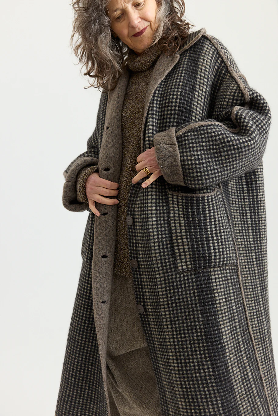 Boboutic - Reversible Coat - Natural/Brown - Image 7