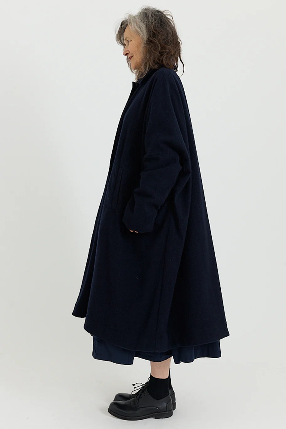Casey Casey - Atomless Coat - Blue Check - Image 5