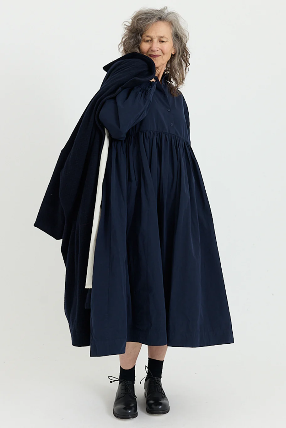 Casey Casey - Ethal Dress - Navy - Image 4