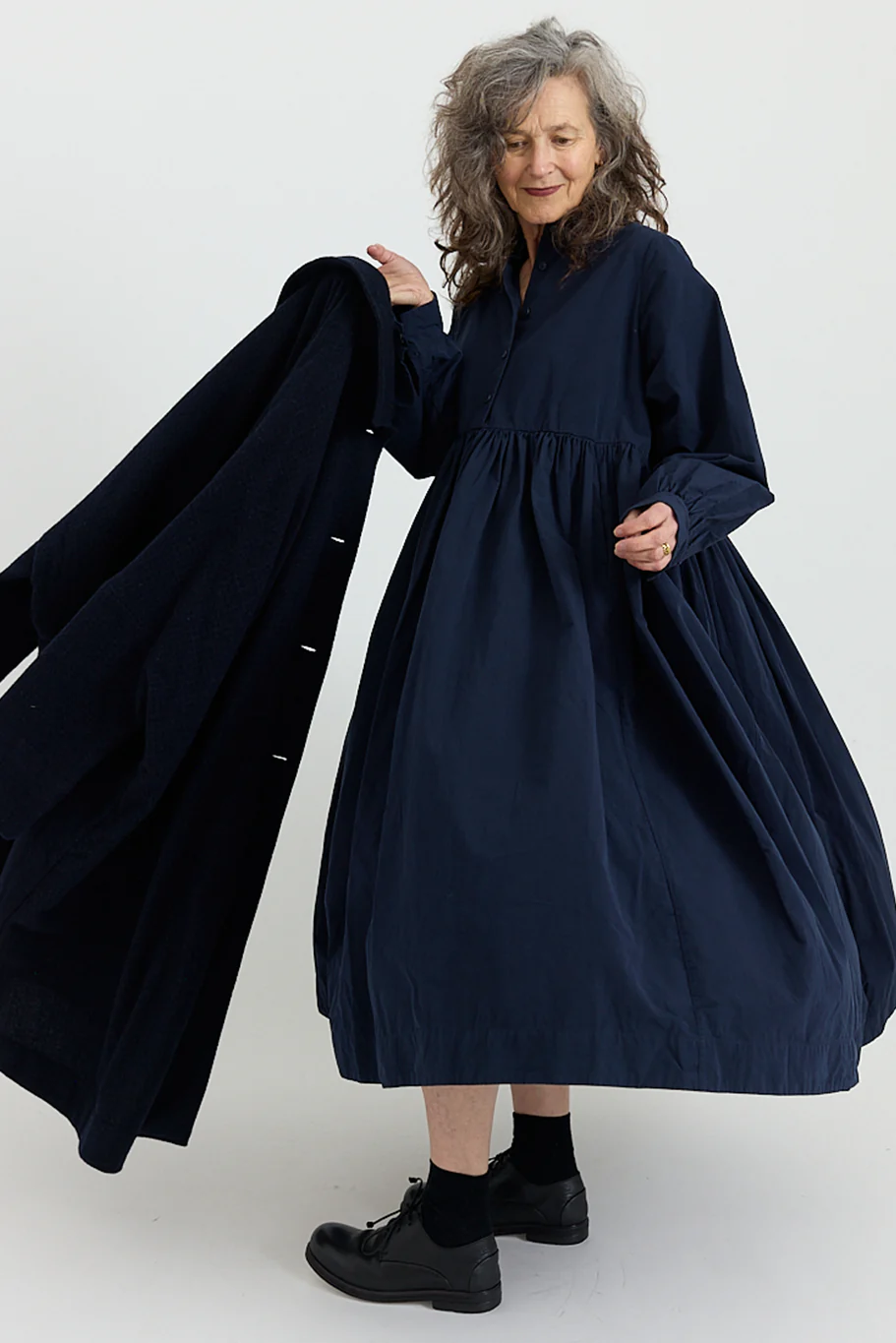 Casey Casey - Ethal Dress - Navy - Image 6