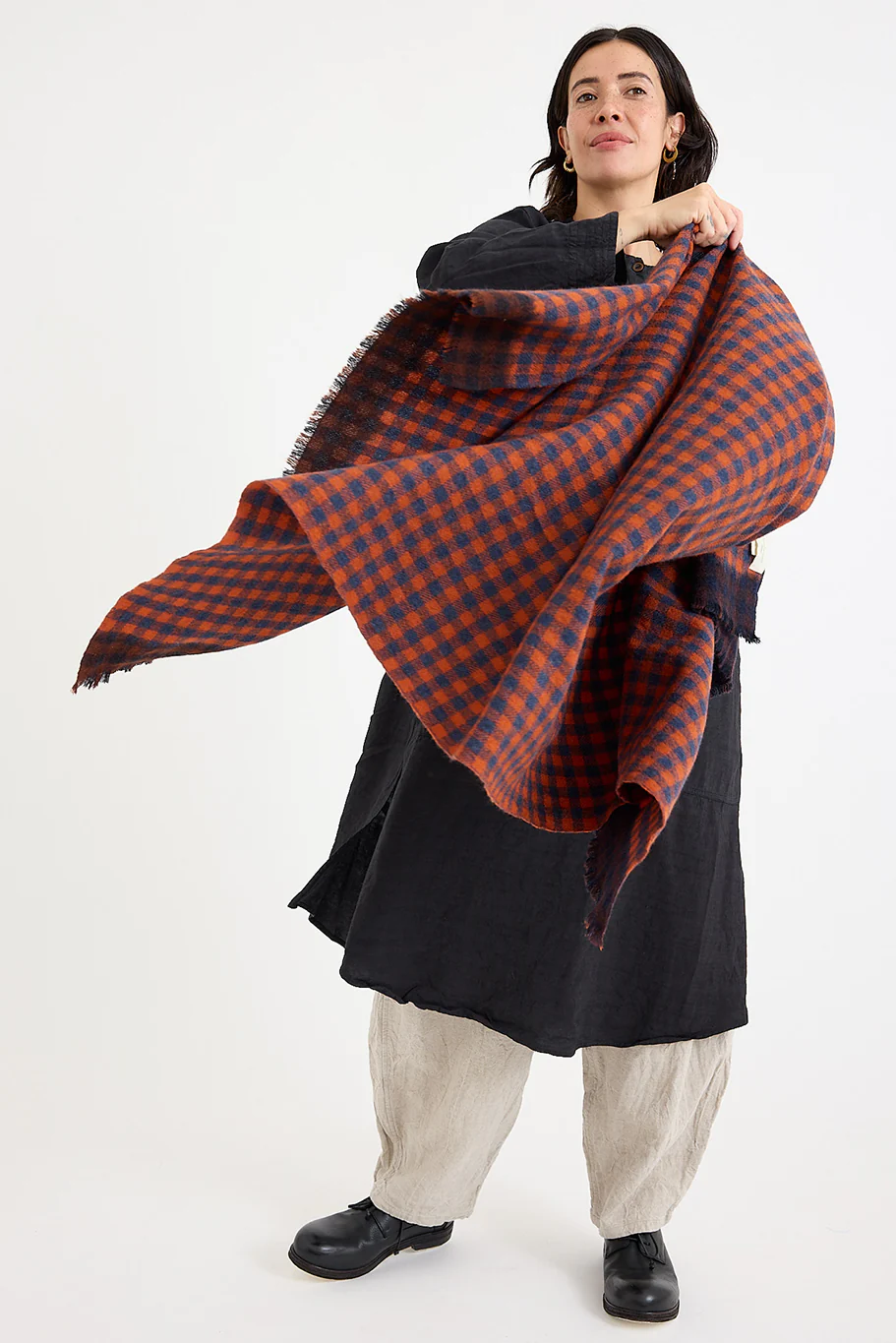 Lovat + Green - Beatles Scarf - Orange - Image 3