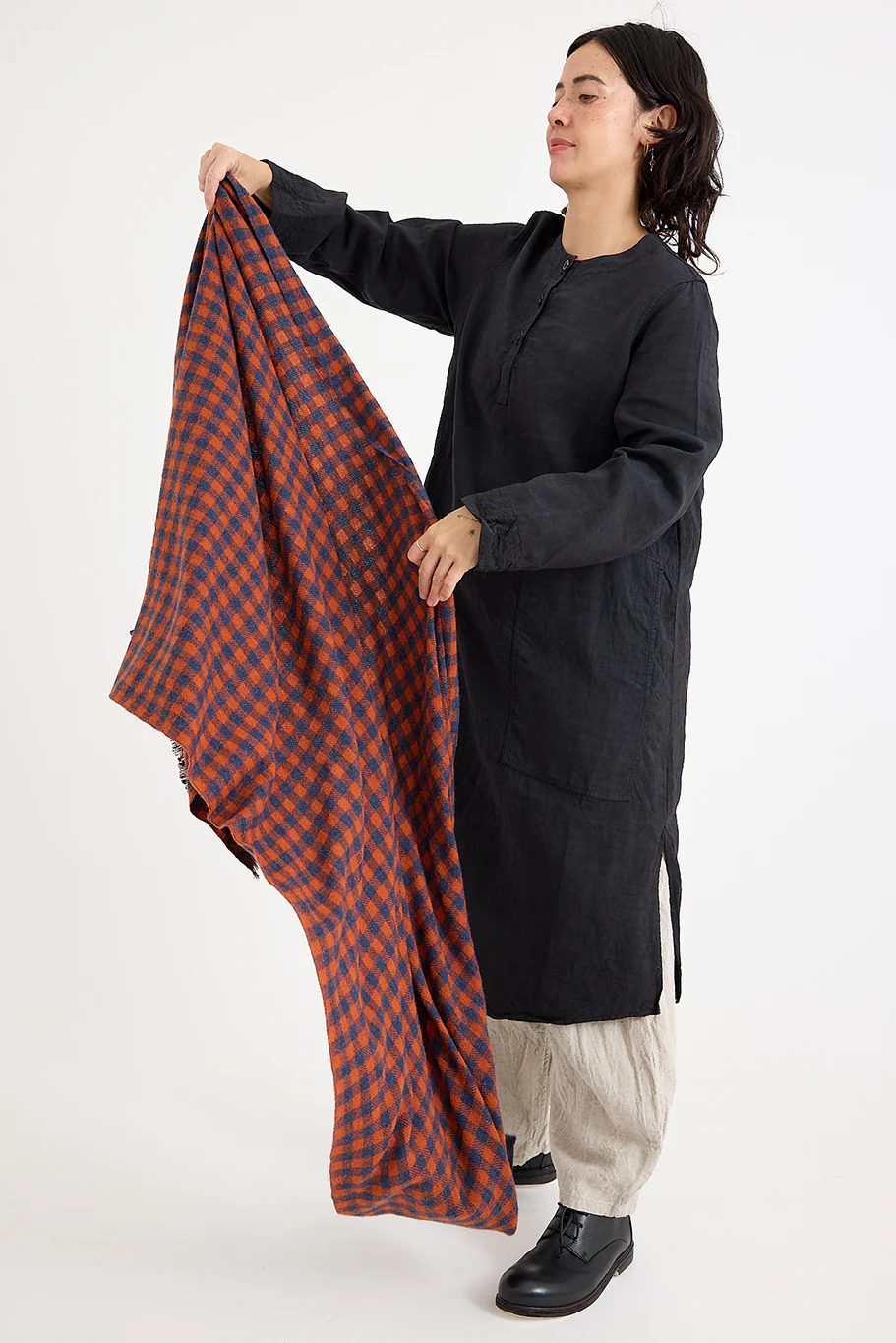 Lovat + Green - Beatles Scarf - Orange - Image 6