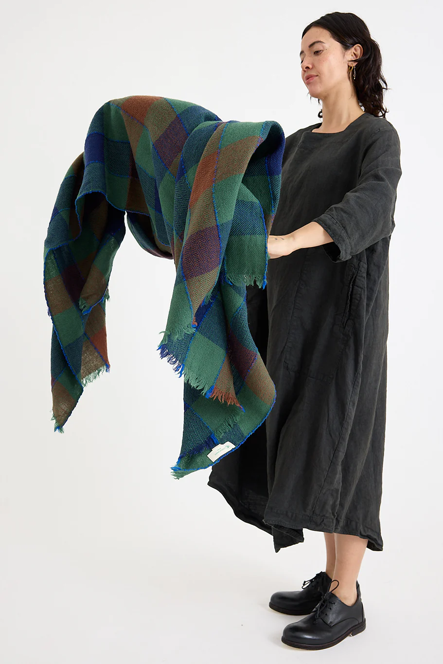 Lovat + Green - Mozart Scarf - Green - Image 3