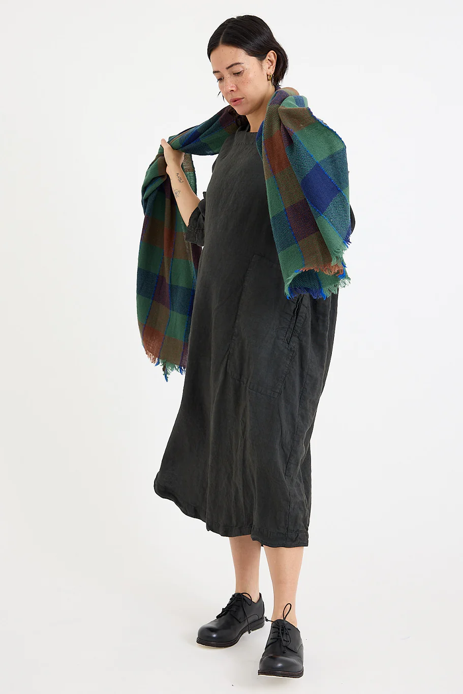 Lovat + Green - Mozart Scarf - Green - Image 5
