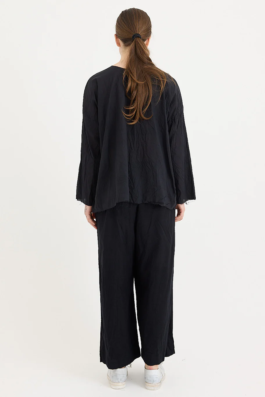 SCHA - V-Back Volume Top - Cotton Batiste - Image 6