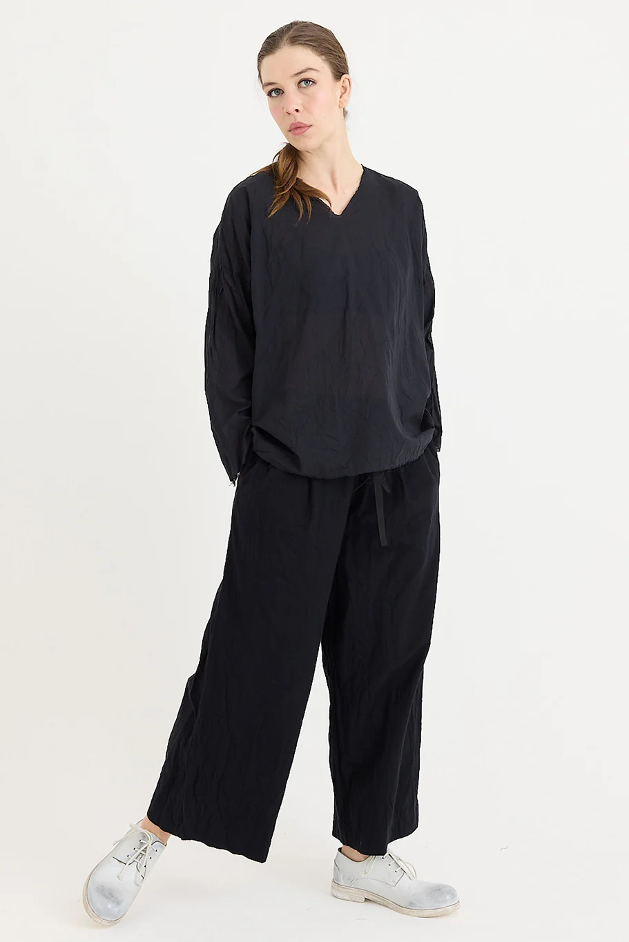 SCHA - Cotton Flannel - Deep Pockets - Wide Leg Pant - Image 10