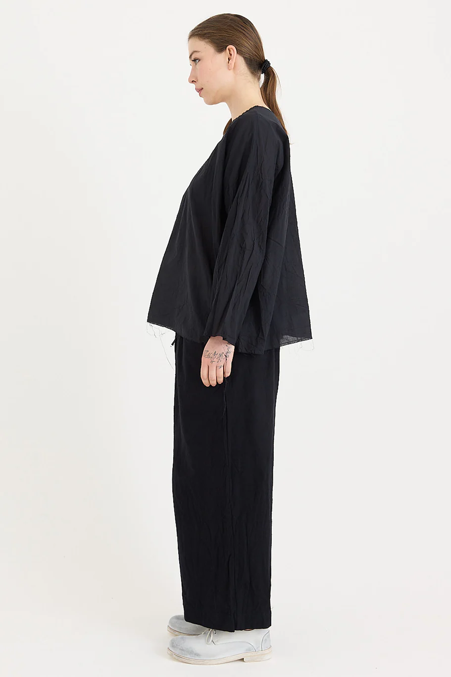 SCHA - Cotton Flannel - Deep Pockets - Wide Leg Pant - Image 12