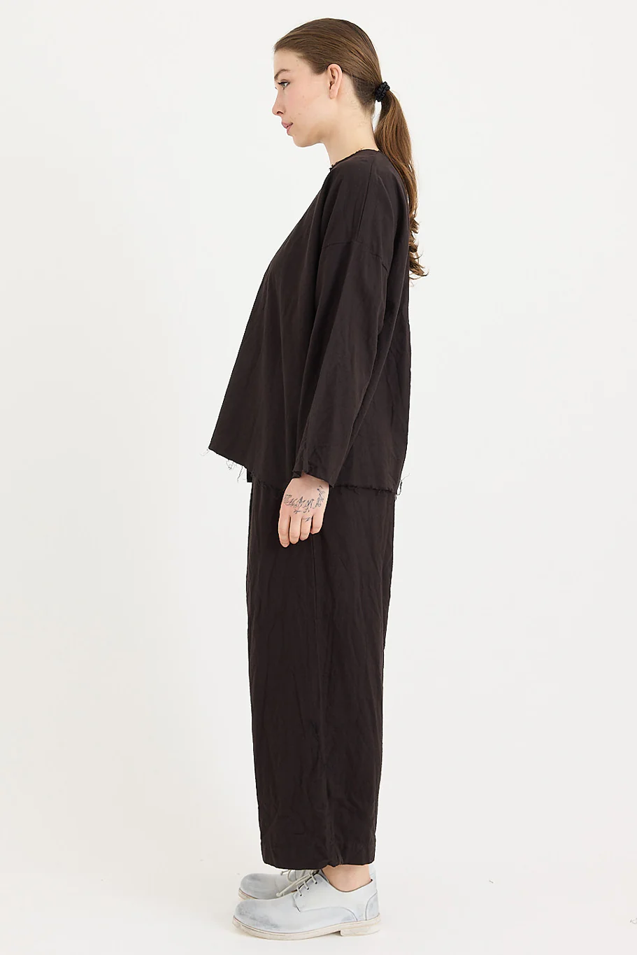SCHA - Cotton Flannel - Deep Pockets - Wide Leg Pant - Image 5