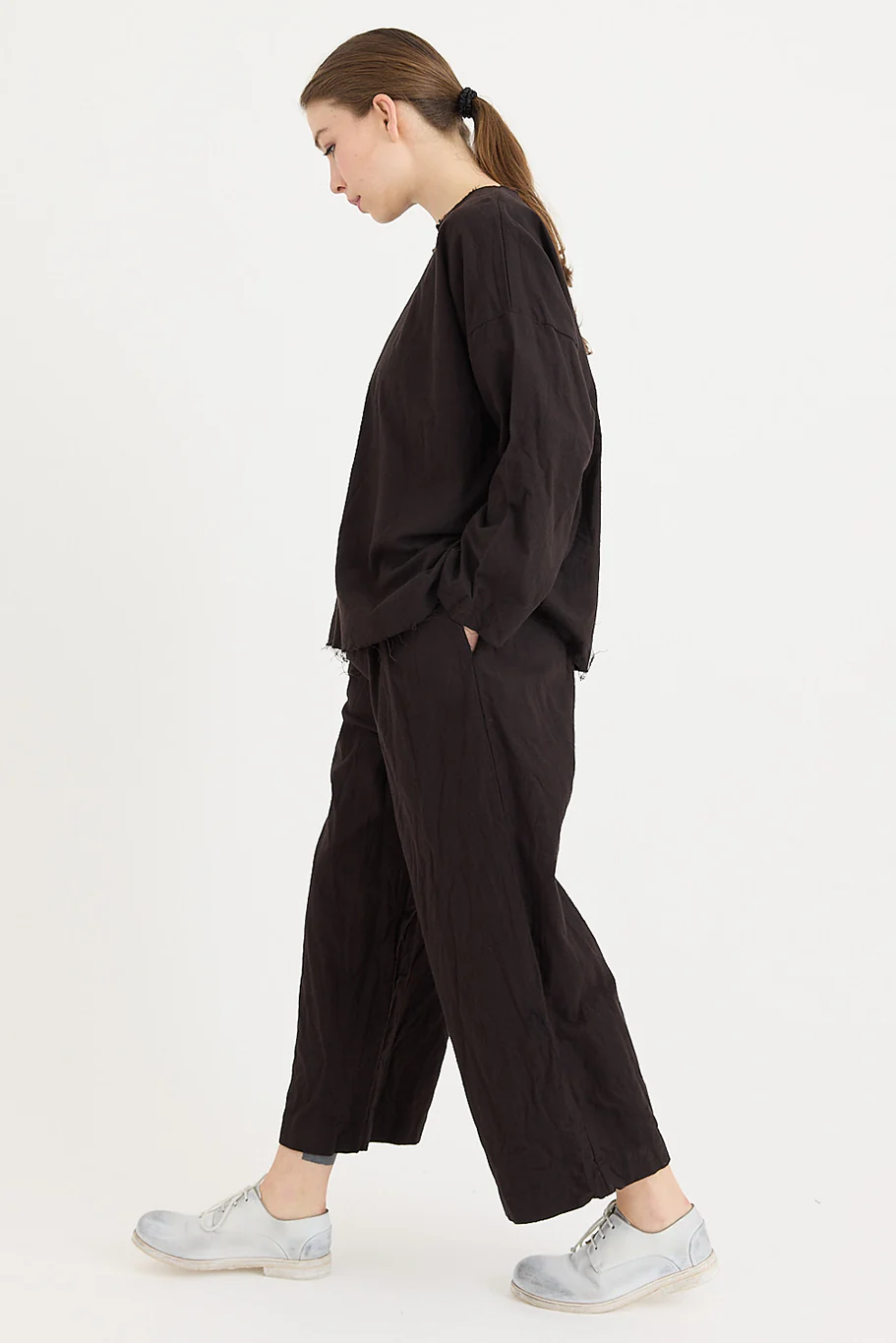 SCHA - Cotton Flannel - Deep Pockets - Wide Leg Pant - Image 8