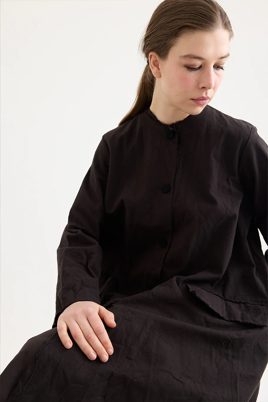 SCHA - Cotton Flannel - Button-Down Cosy Coat - Image 7