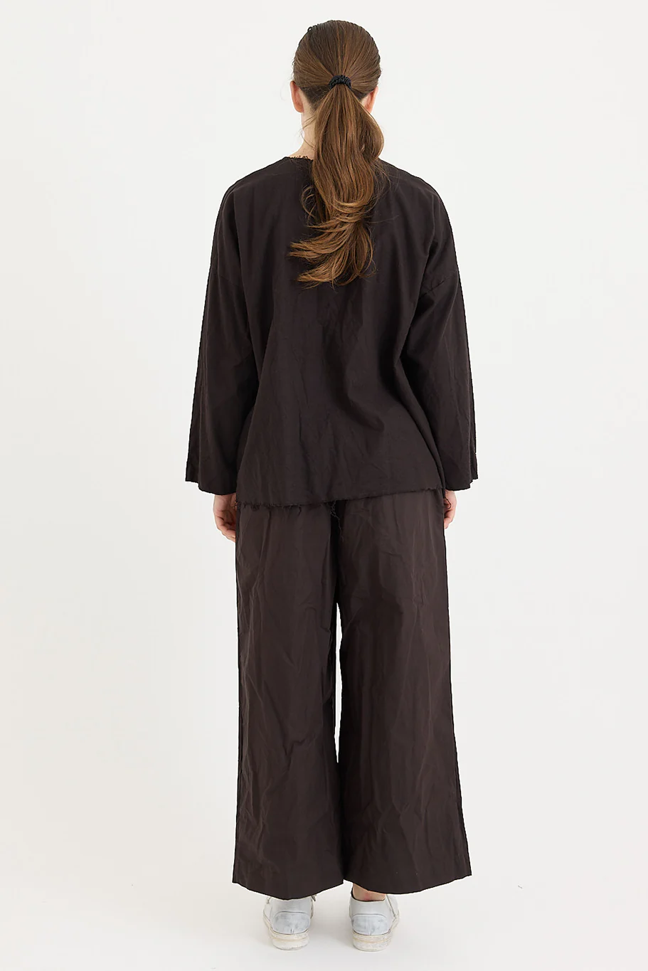 SCHA - Waxed Cotton - Deep Pockets - Wide Leg Pant - Image 6
