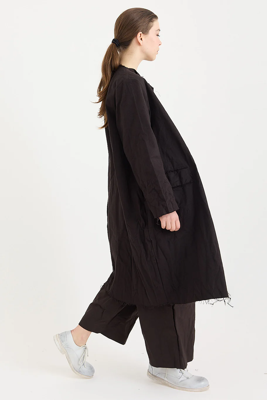 SCHA - Waxed Cotton - Deep Pockets - Wide Leg Pant - Image 7