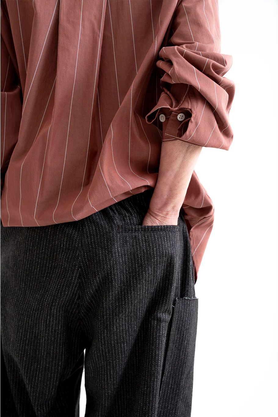 Wright + Doyle - Beaduc Shirt - Pompeian Stripe - Image 4