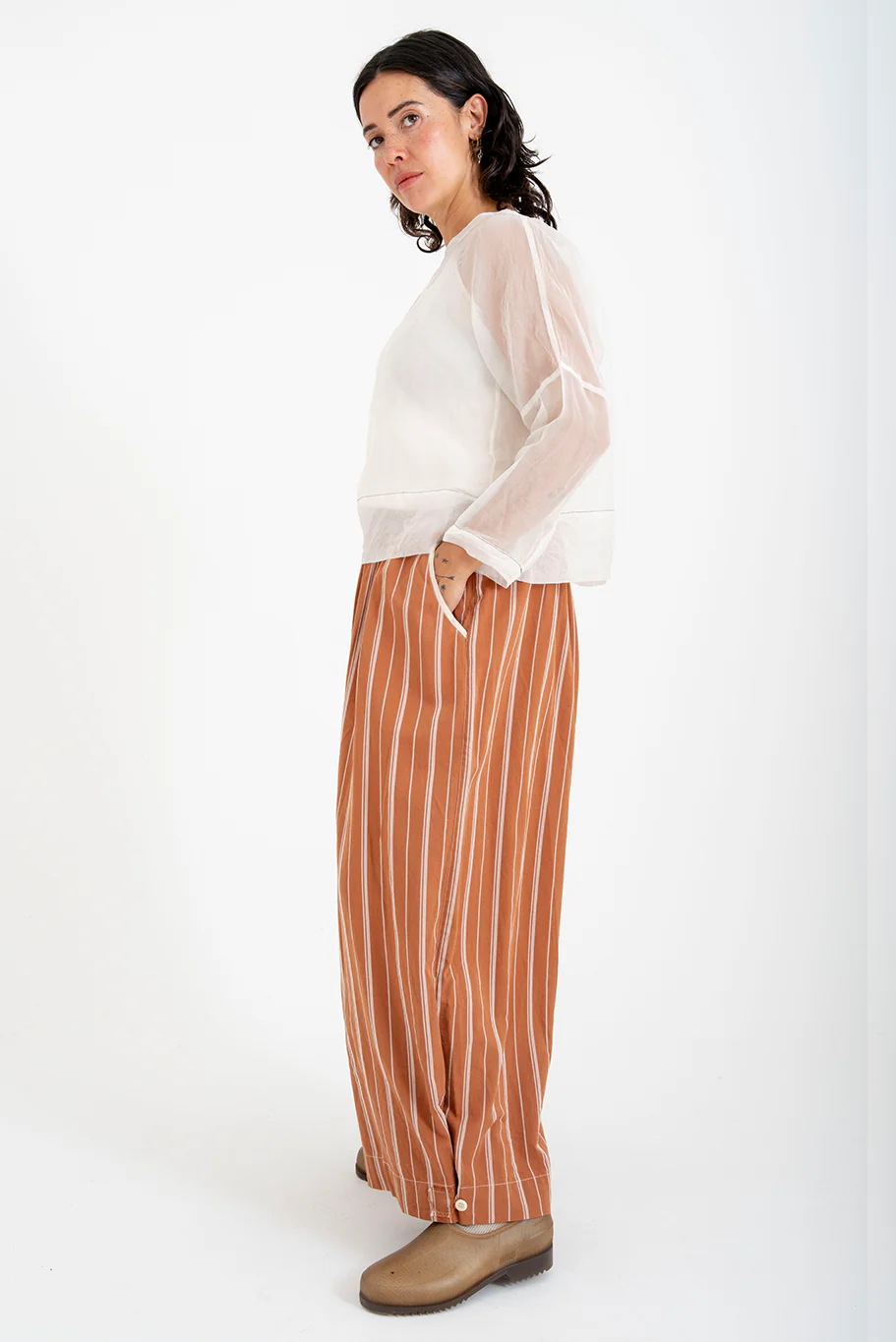 Bukeshla - Briar Box Top - Cream Organza - Image 3