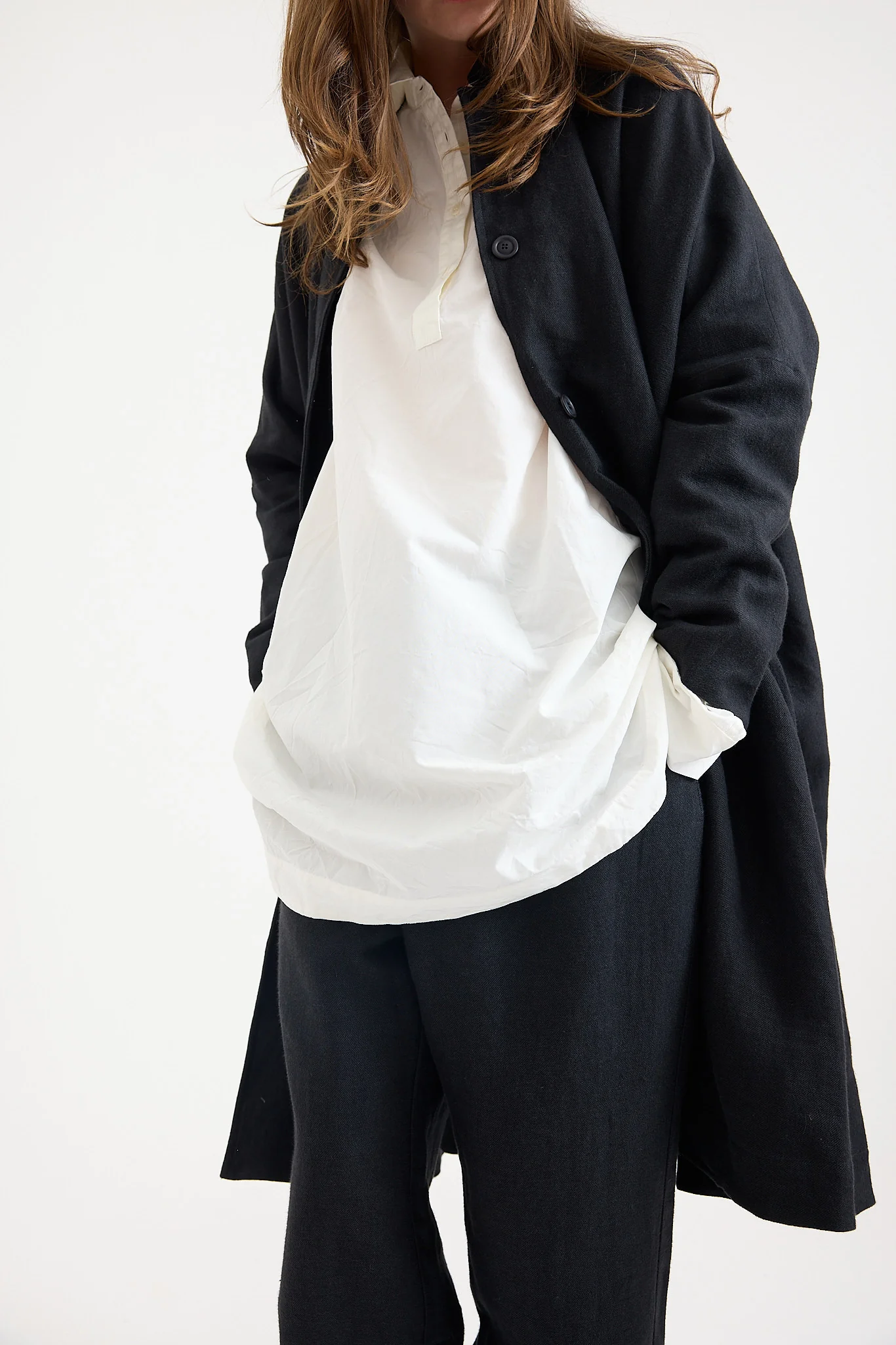 Casey Casey - Atomless Coat - Batavia - Black - Image 5
