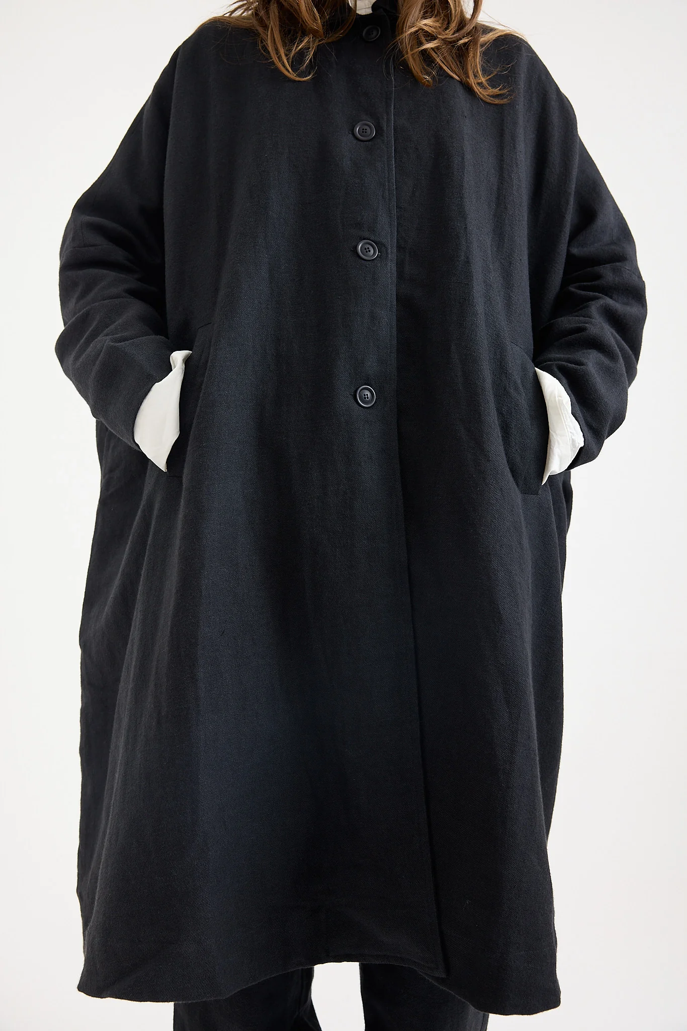 Casey Casey - Atomless Coat - Batavia - Black - Image 6