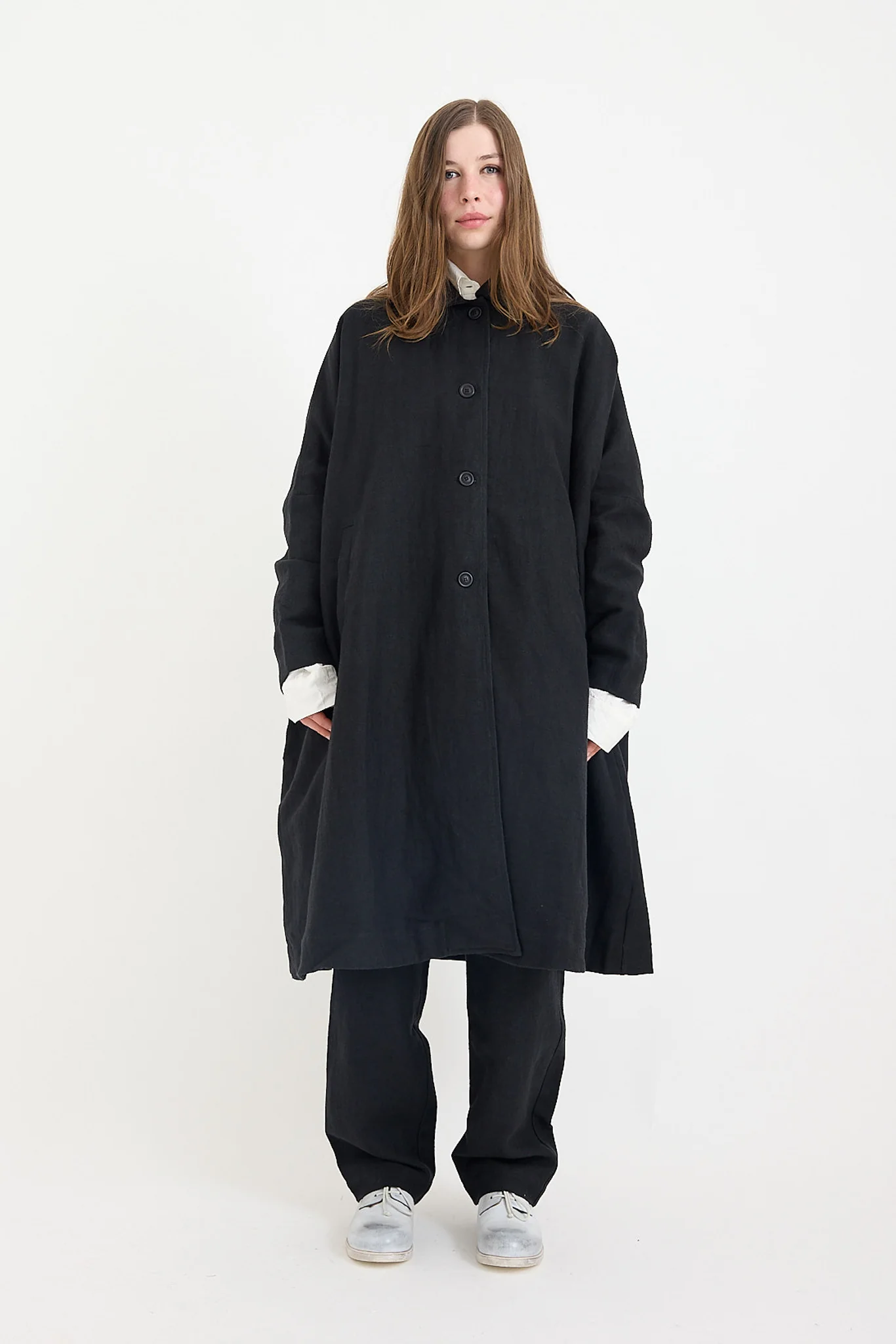 Casey Casey - Atomless Coat - Batavia - Black - Image 7
