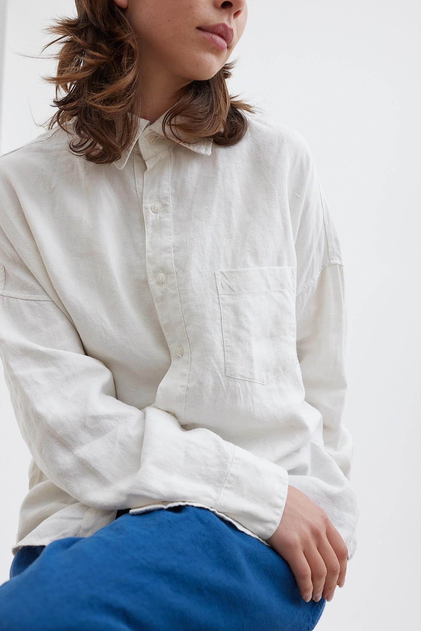 Chez Vidalenc -  Shirt - Antic Linen AXL - Natural - Image 3