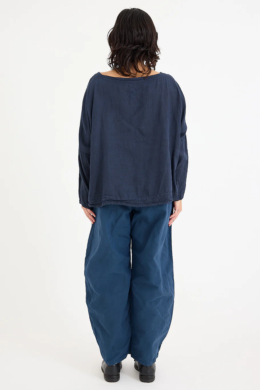 Chez Vidalenc - Coulisse Pants - Cotton Sailor - Blue - Image 7