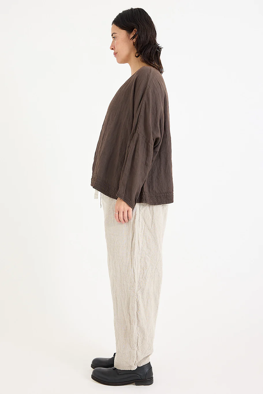 Chez Vidalenc - Coulisse Pants - Linen - Natural - Image 7