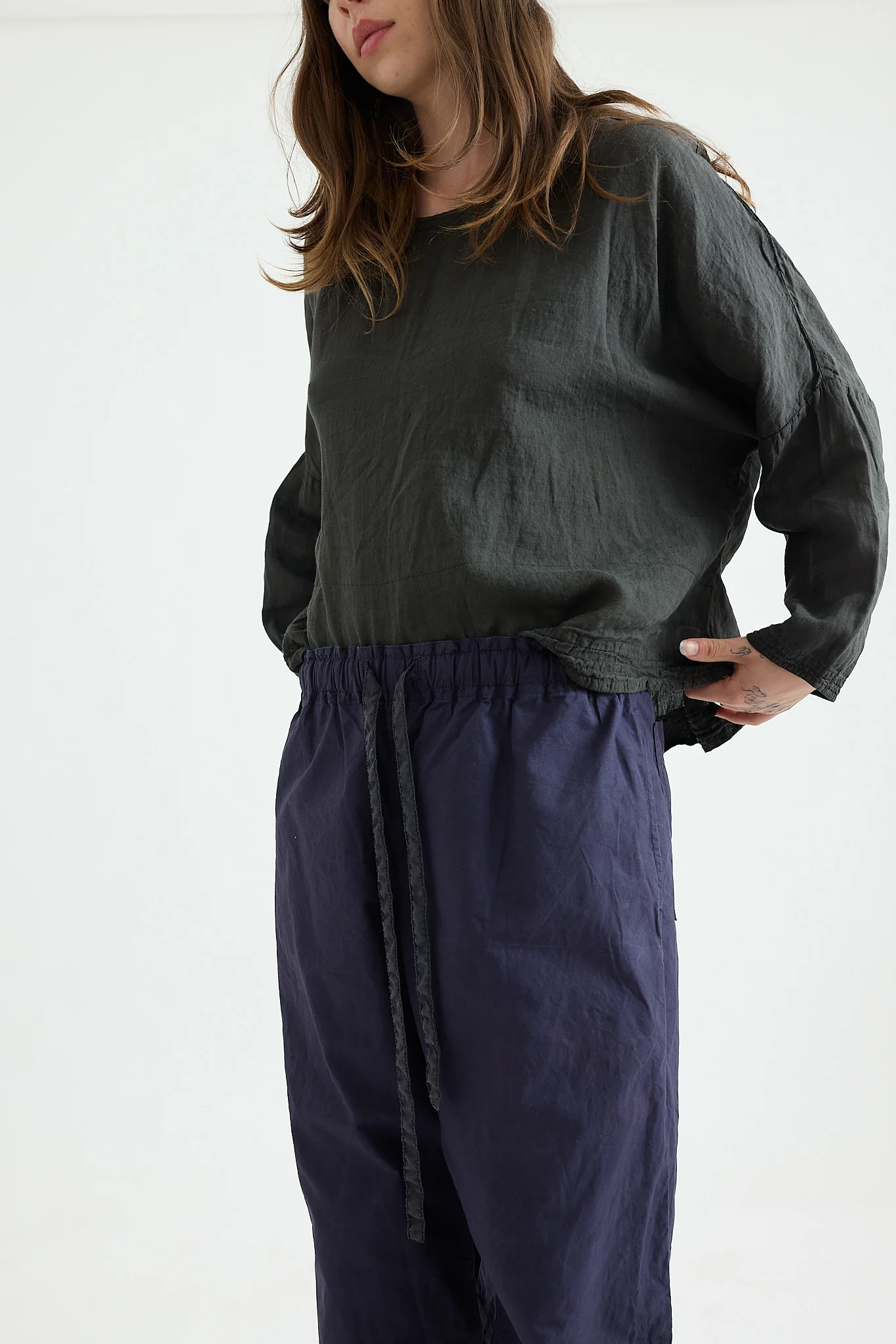 Chez Vidalenc - L102 Cotton Sailor Pants - Image 4