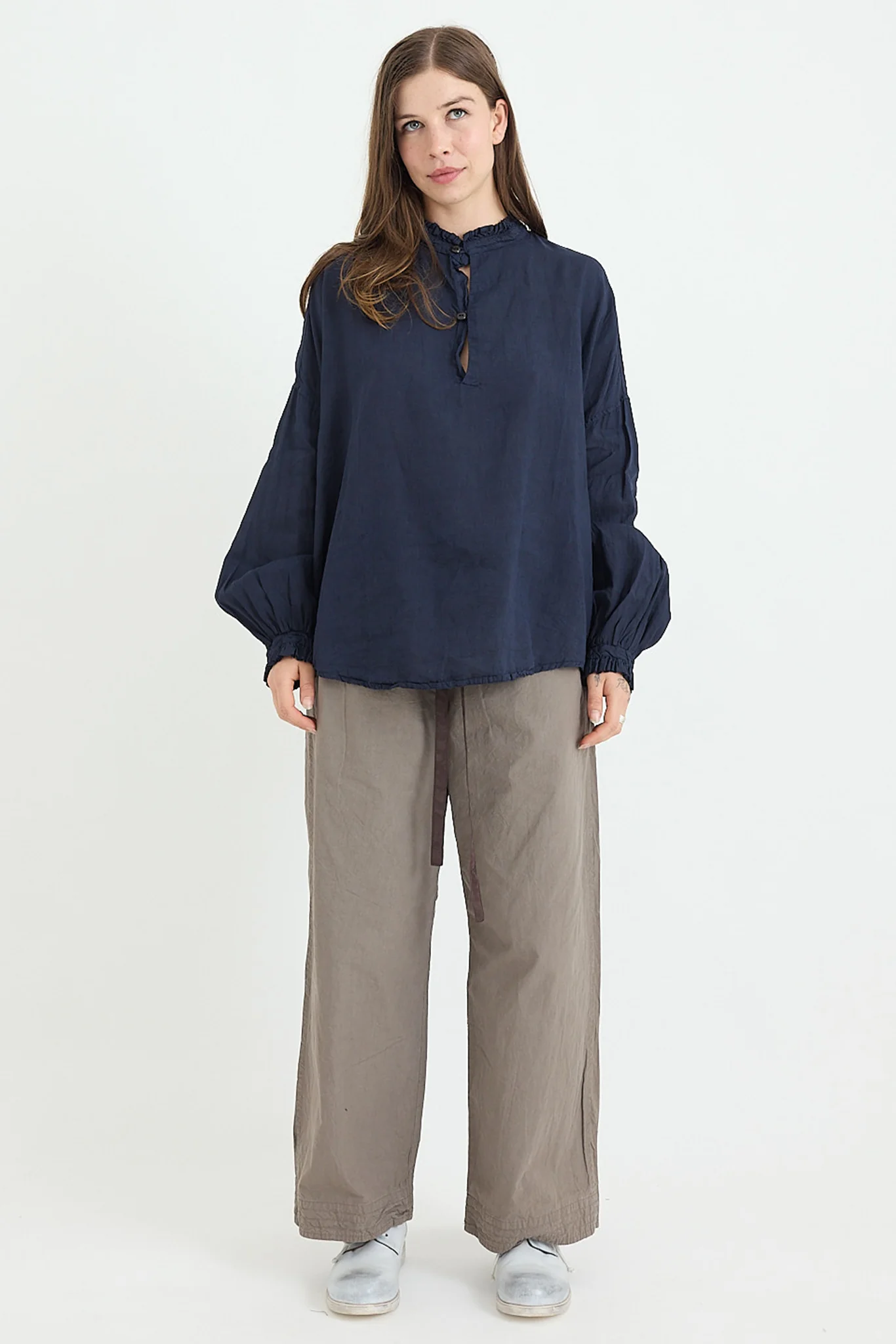 Chez Vidalenc - L102 Cotton Sailor Pants - Image 6
