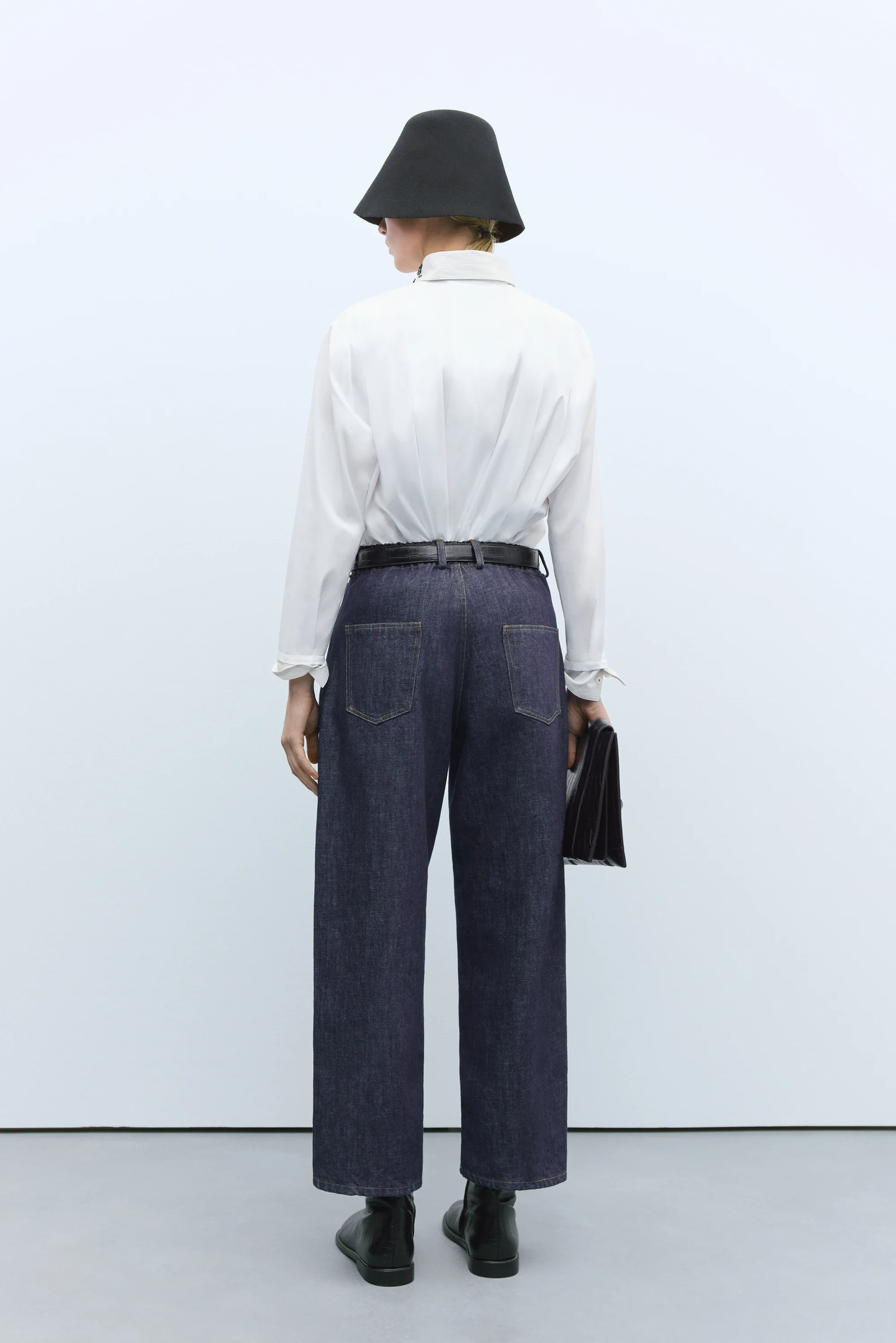 Cordera - Denim Straight Pants - Indigo - Image 3