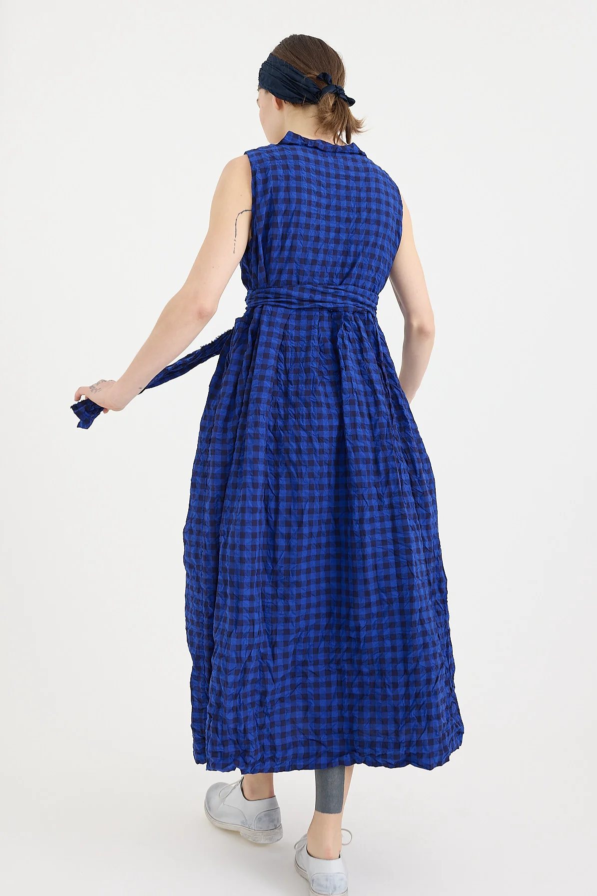 Daniela Gregis - Scamiciato Operaio Nido Lavato Check Dress - Image 5