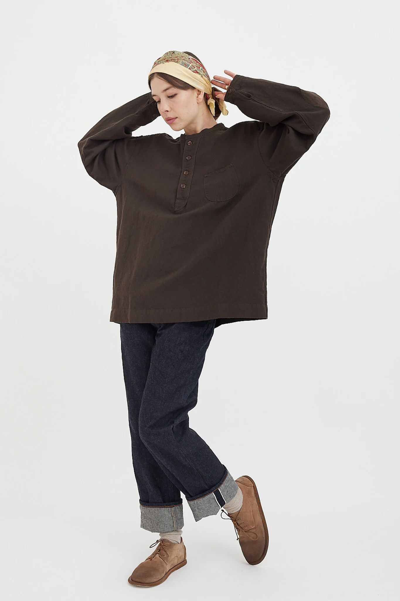 Kaval - Henry Neck Blouse - Image 3