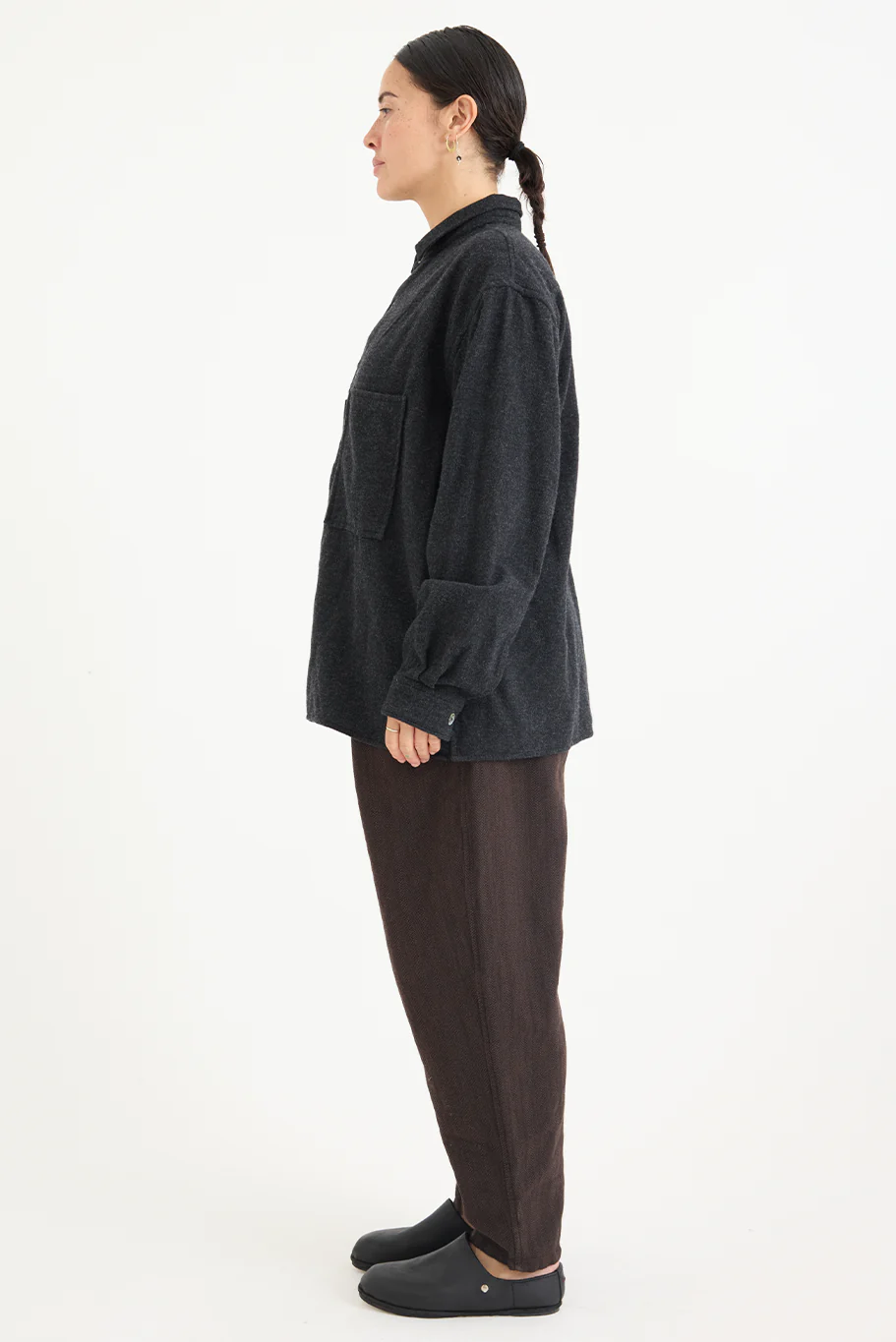 Kaval - Wide Long Sleeve Shirt with Box Hem - Image 6