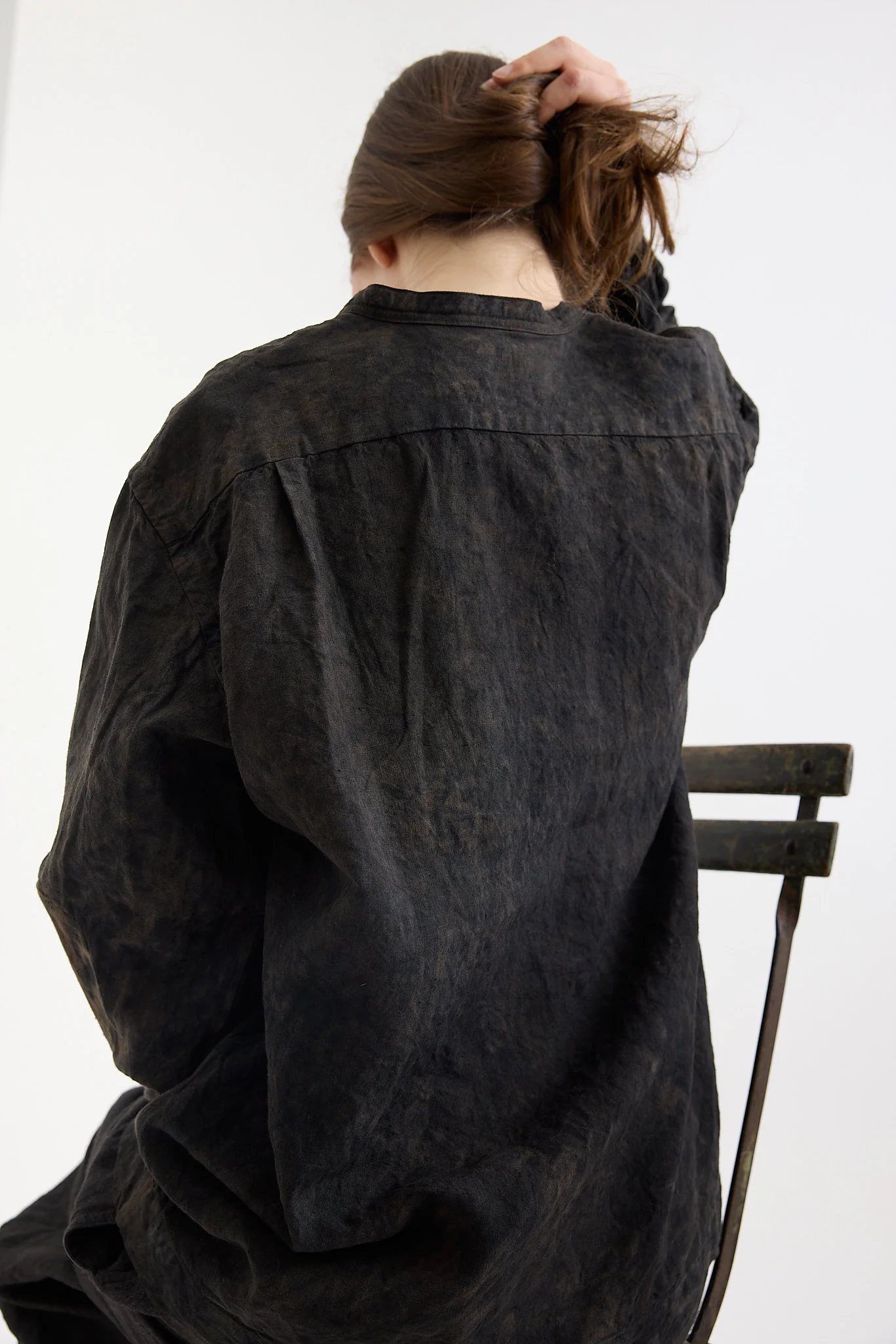 Kaval - Henry neck blouse - Ash Glaze - Image 6