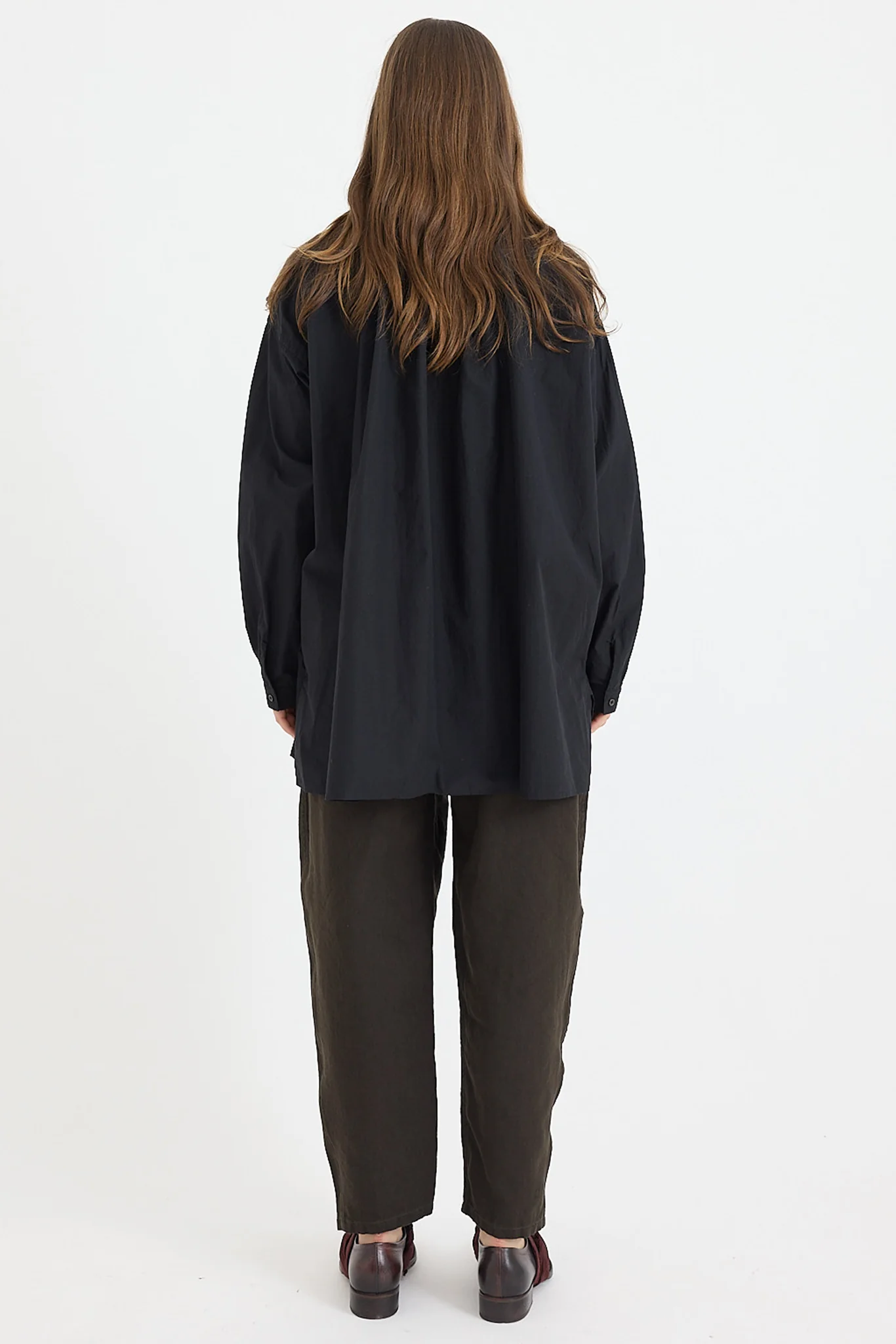 Kaval - Wide Gather Blouse - Typewriter Cotton - Image 6