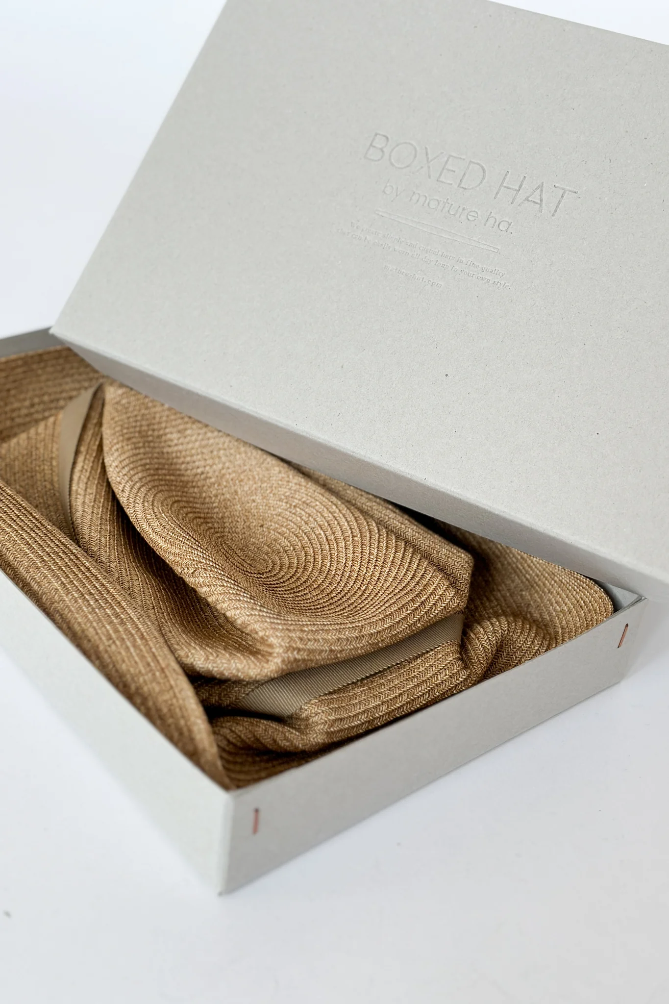 Mature Ha - Boxed Hat 7cm brim switch colour line - Image 3