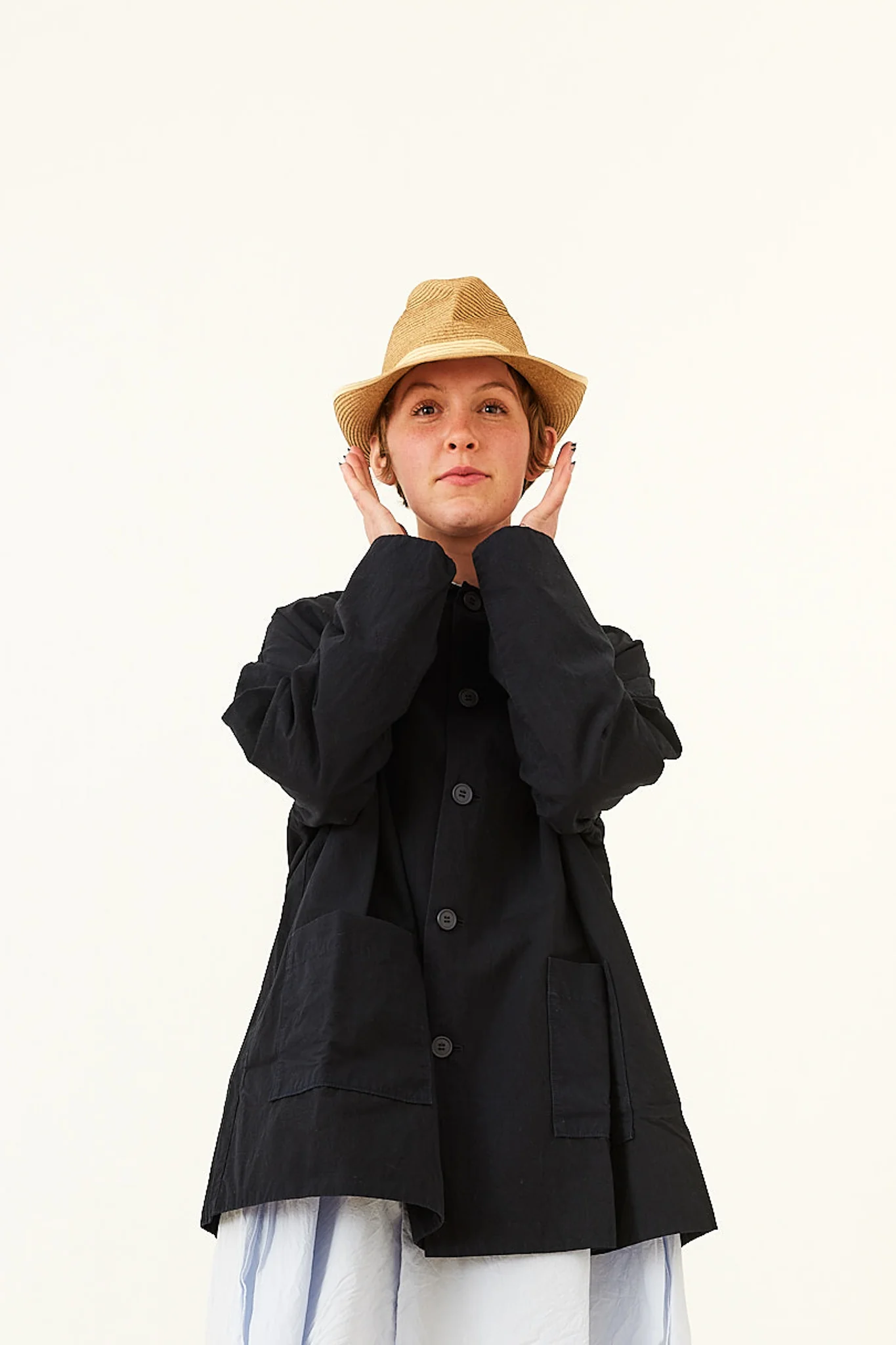 Mature Ha - Boxed Hat 7cm brim switch colour line - Image 4