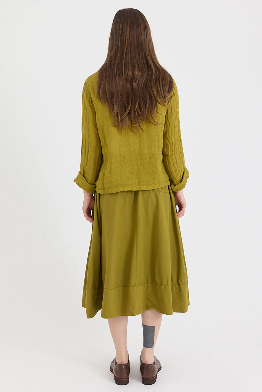 Metta - Ash A-line Skirt - Cotton Twill - Image 4