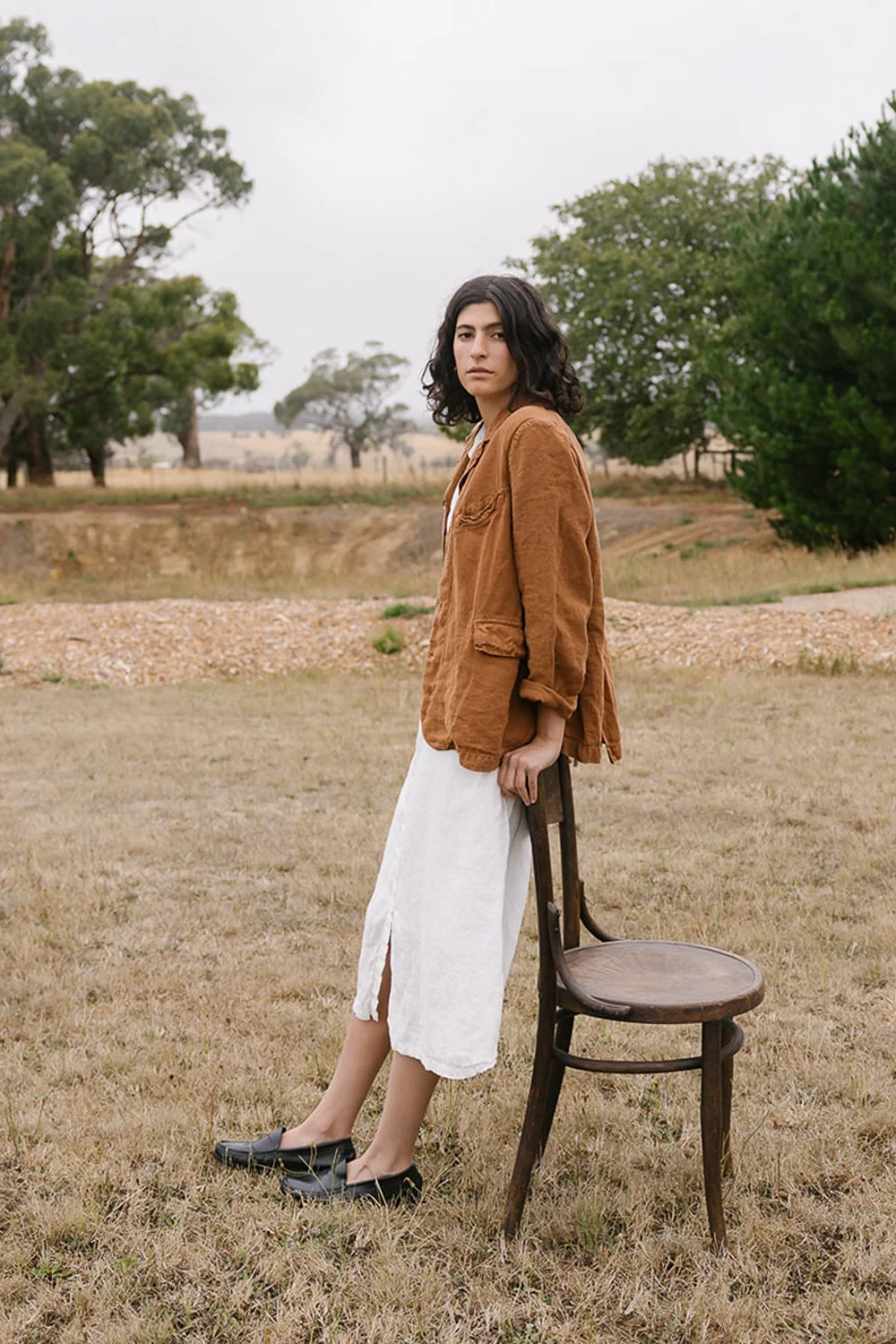 Metta - Dominique Blazer - Mid Weight Linen - Image 3