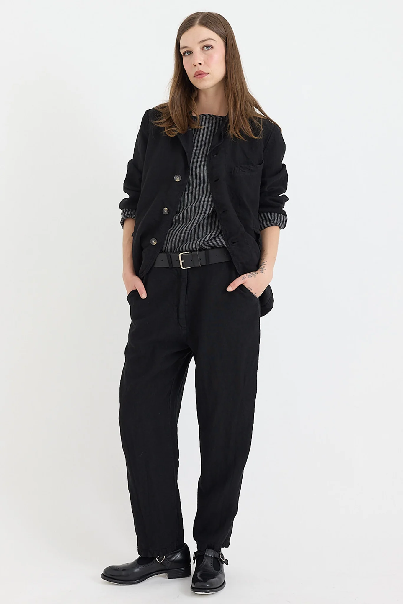 Metta - Dominique Blazer - Mid Weight Linen - Image 8